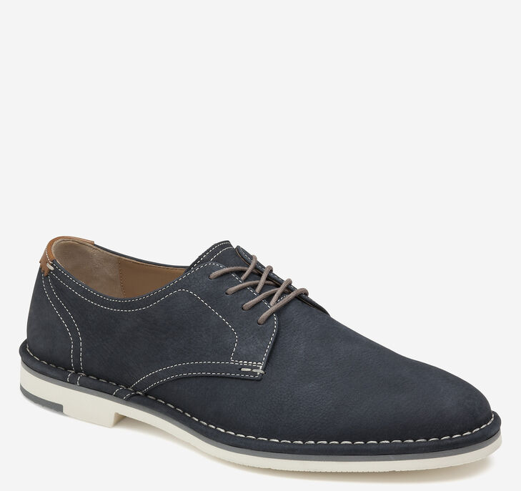 Johnston & Murphy Luke Plain Toe Oxfordskor Herr - Marinblå Finskor [KH0971852]